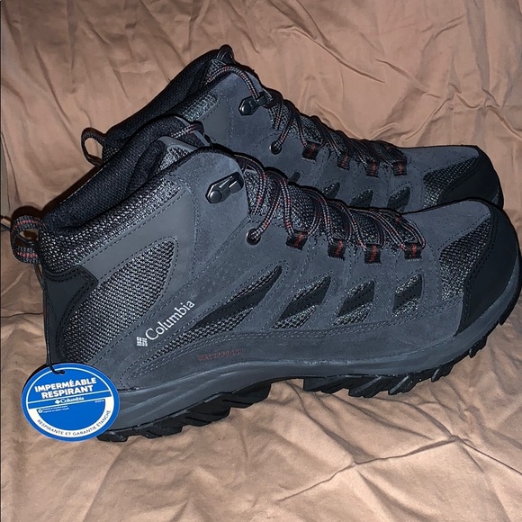 columbia men's crestwood mid waterproof hiking boots
